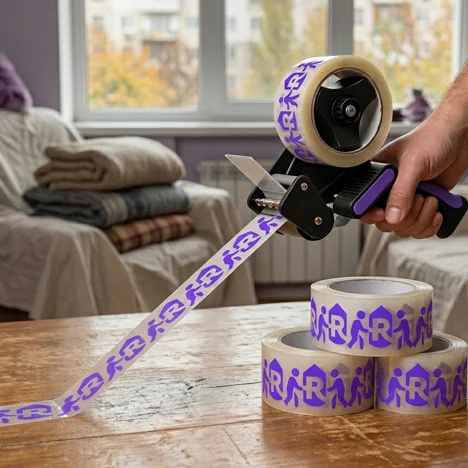 Scotch pentru cutii bine sigilate