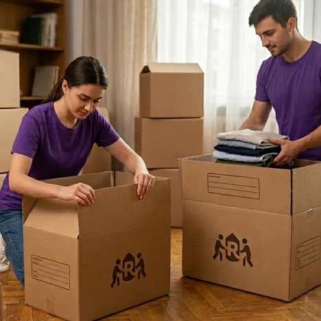 Cutii pentru o relocare ordonată
